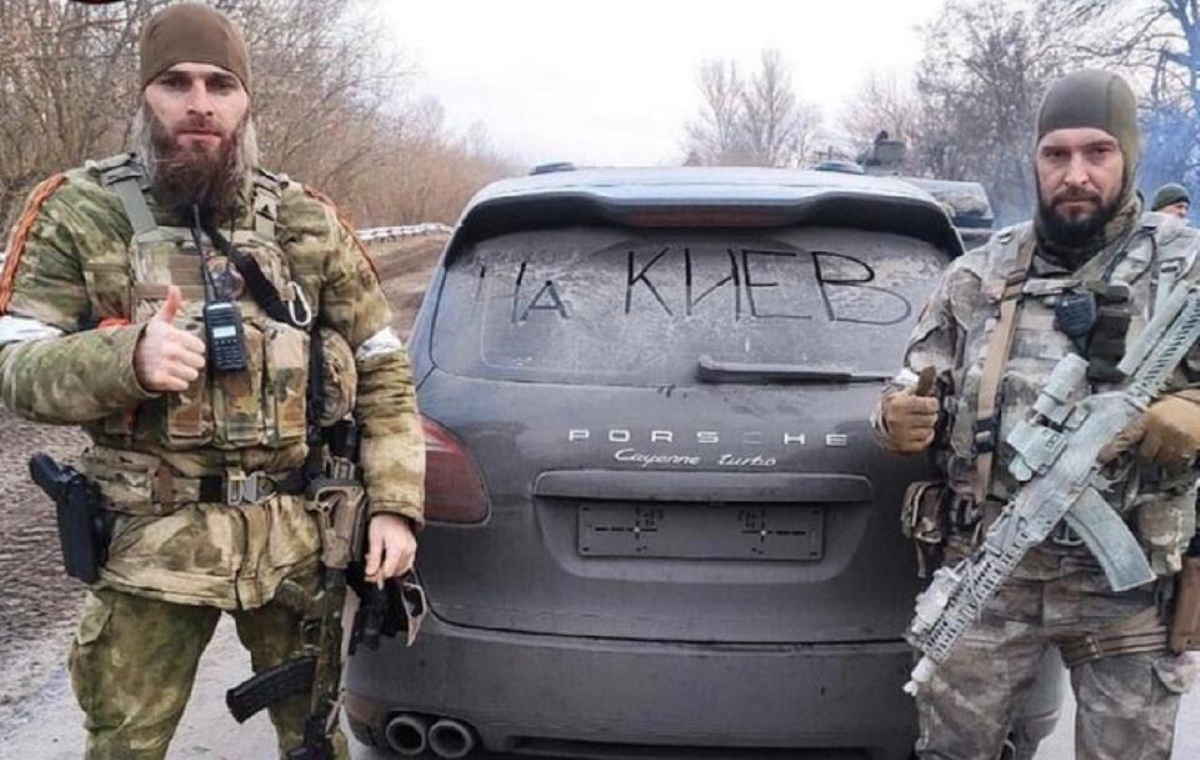 Russian soldiers terrorized by Kadyrovtsy