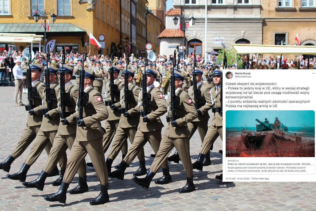 Czech expert on the capabilities of the Polish army.  Opinion matters!