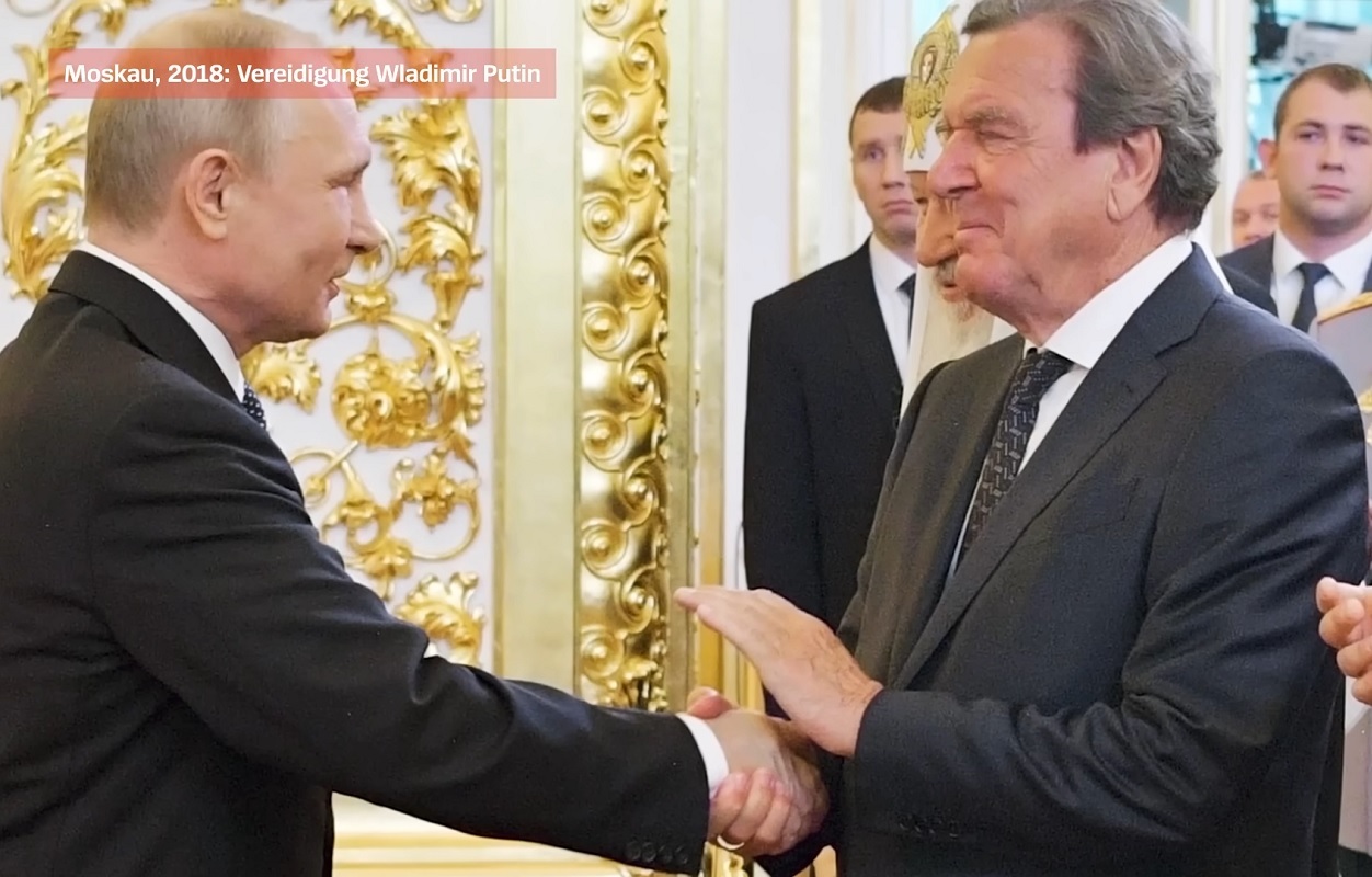 Important!  Médias russes à propos de Schroeder : « l’ami de Poutine »