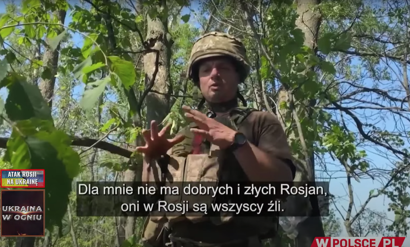 Rosjanin walczy w obronie Ukrainy:W moim kraju panuje rasizm