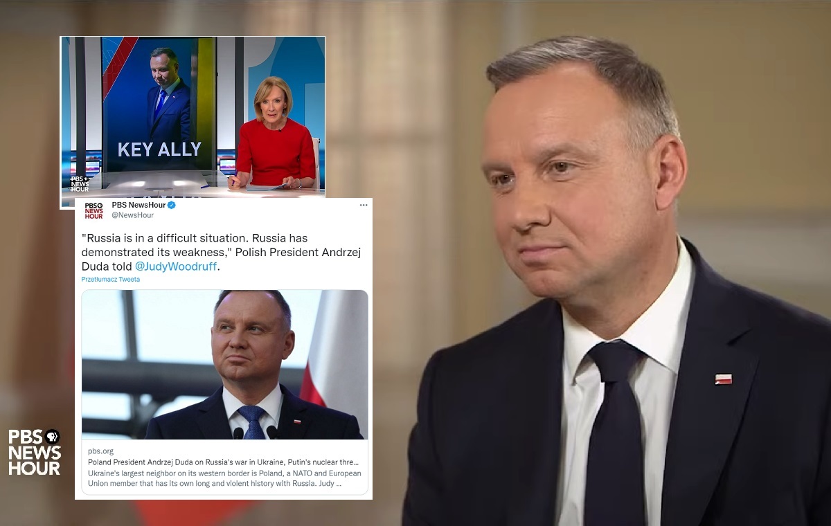 Prezydent Duda w amerykańskiej telewizji. Dobitnie o Rosji!