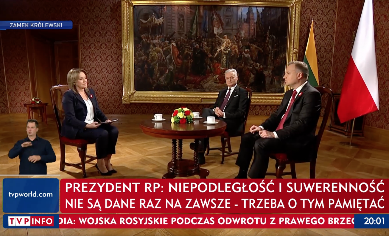 Prezydenci Polski i Litwy: Mamy obowiązek wspierać Ukrainę
