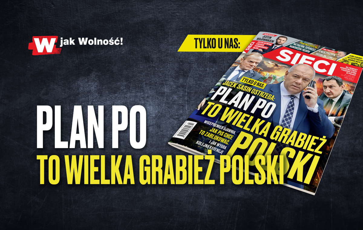 Wicepremier Sasin w "Sieci" ostrzega przed planami Tuska!