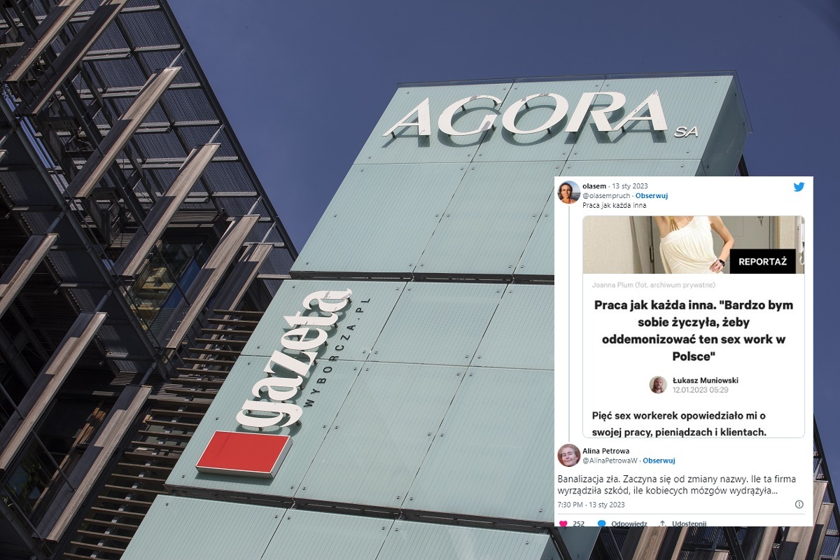 Serwis Agory promuje prostytucję! "Praca jak każda inna"