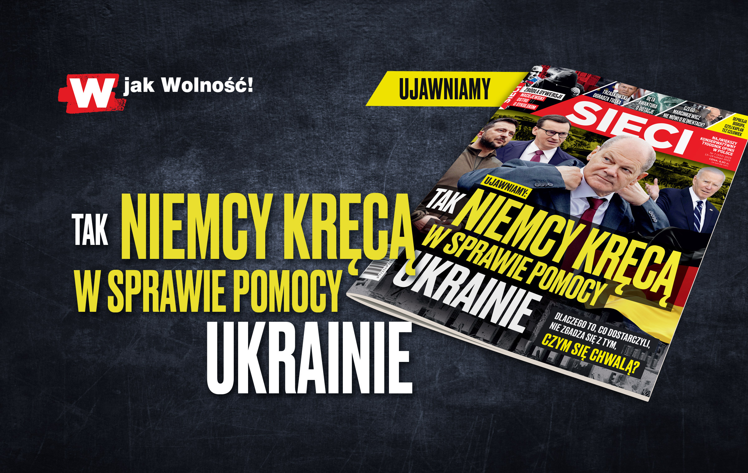 "Sieci": Tak Niemcy kręcą w sprawie pomocy Ukrainie