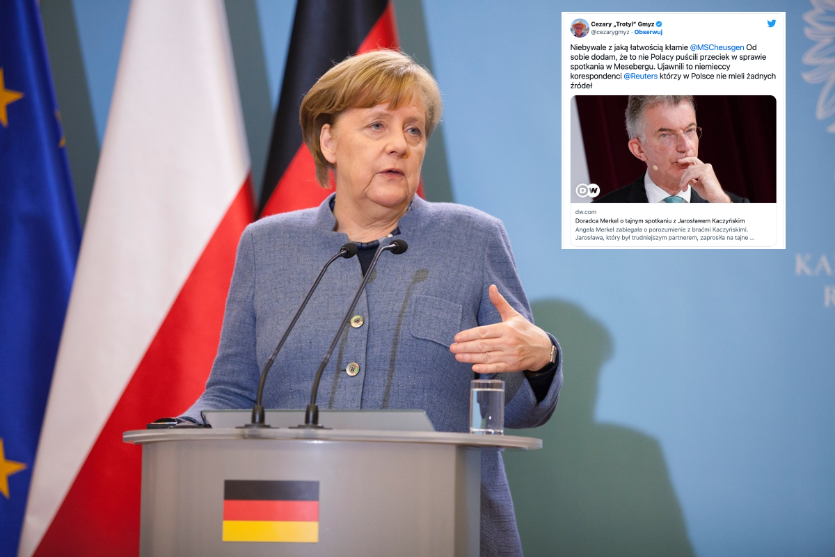 B. Doradca Merkel Oskarża Polskę. Mocna Odpowiedź Gmyza