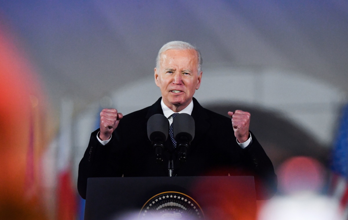 PEŁNE PRZEMÓWIENIE. Joe Biden: Autokratom mówimy "nie"!