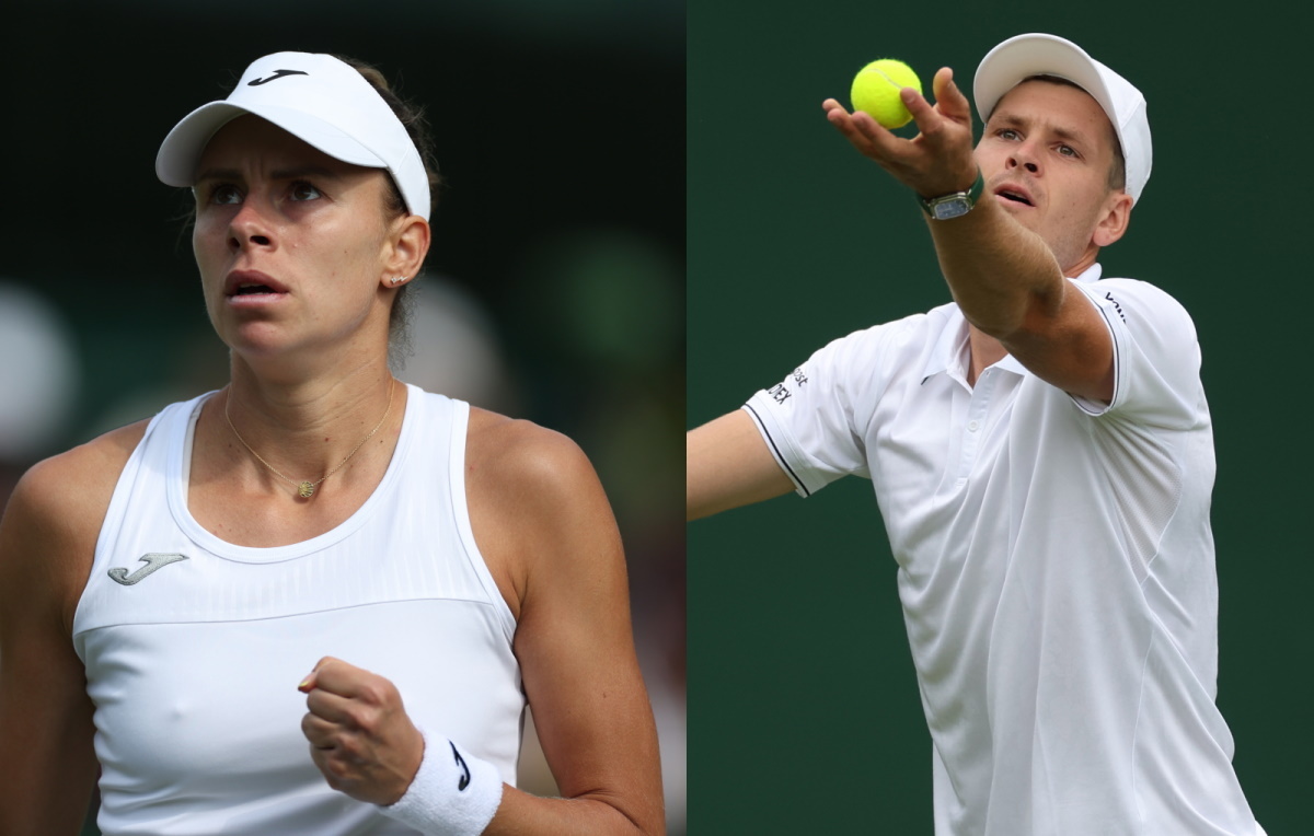 Linette and Hurkacz advanced to the second round of Wimbledon