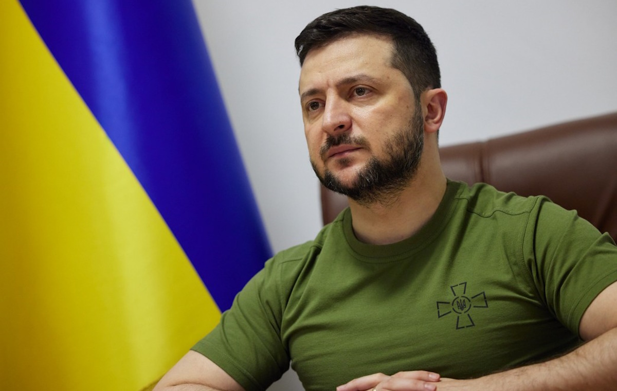 Zełenski: Nalegamy na bezwarunkowe zawieszenie broni z Rosją
