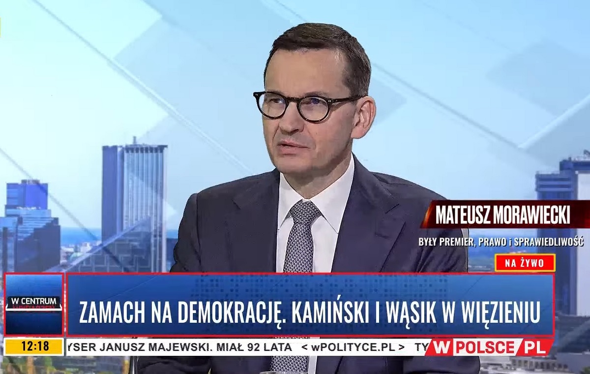 TYLKO U NAS. Morawiecki: Tusk zaczął likwidowanie demokracji