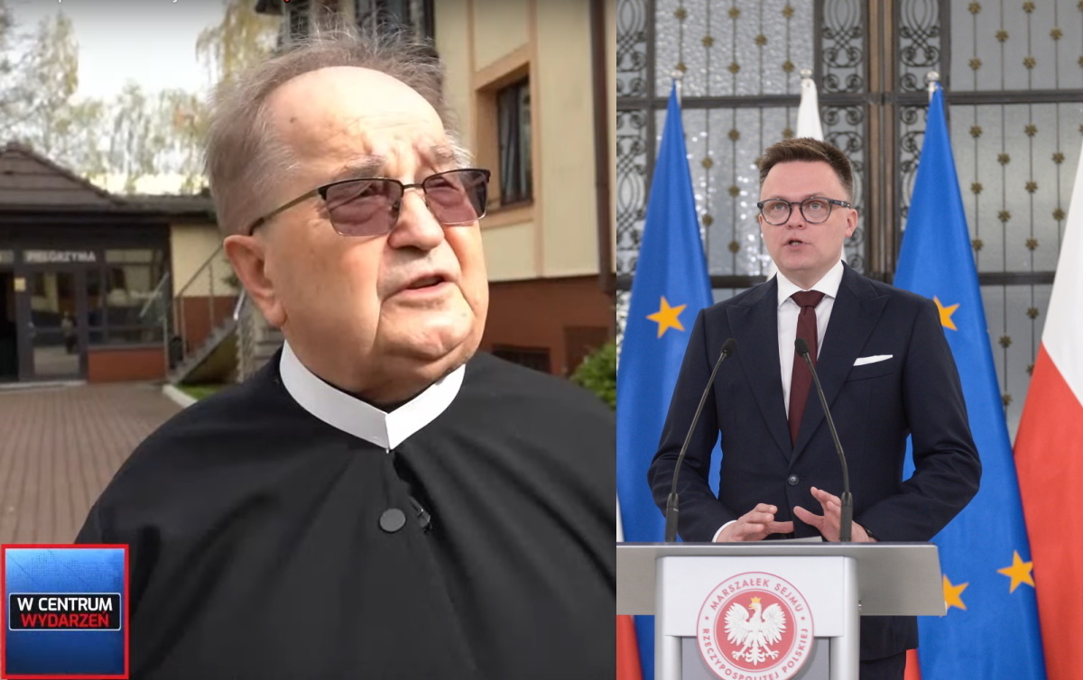 TYLKO U NAS. O. Rydzyk do Hołowni: Nie budujmy na kłamstwie