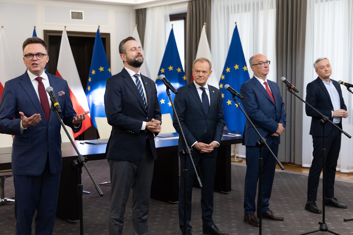 Kulisy spotkania liderów koalicji. Kiedy wotum?