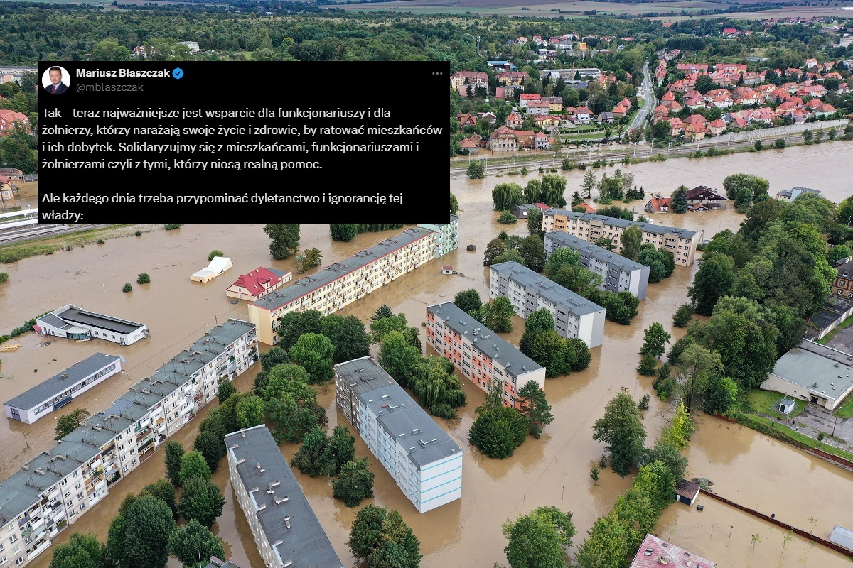 Papa o powodzi. Żabol wylicza przejawy ignorancji władzy