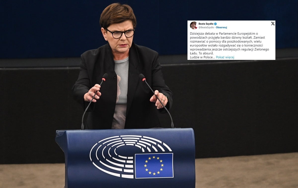 Szydło w PE: Trzeba uruchomić środki na pomoc powodzianom