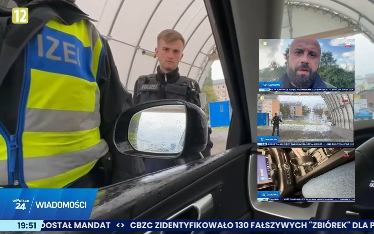 German police detain wPolsce24 reporter at the border!