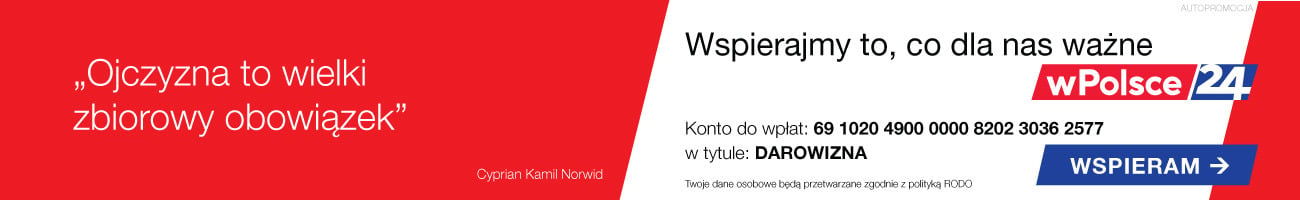 Wesprzyj patriotyczne media wPolsce24.tv