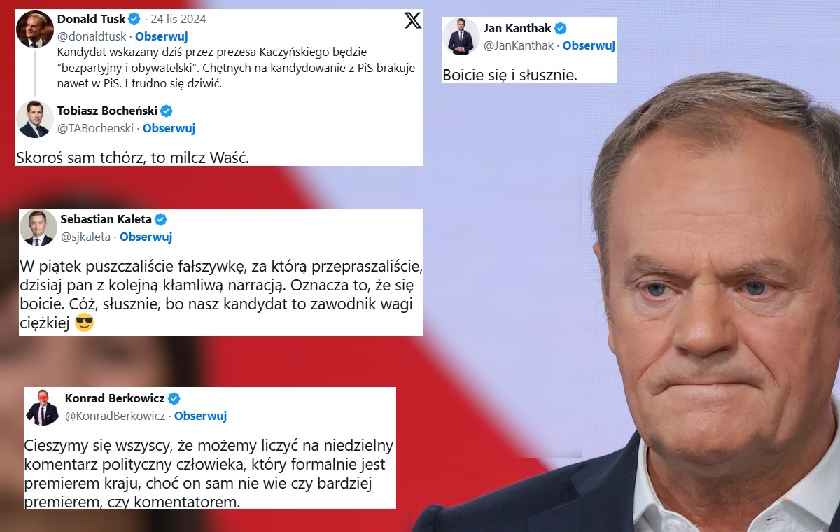 Tusk szydzi ze startu dr. Nawrockiego. Fala komentarzy