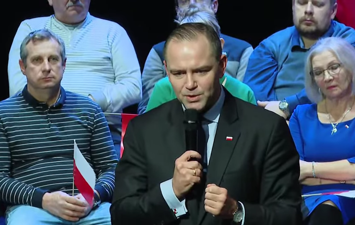 Nawrocki w Siedlcach: Nie wystarczy mi lotnisko w Berlinie