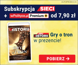 Subskrypcja wPolityce.pl   Sieci od 7,90 zł. Gry o tron w prezencie!