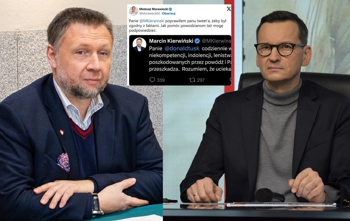 Starcie Kierwińskiego i Morawieckiego! Znów poszło o powódź