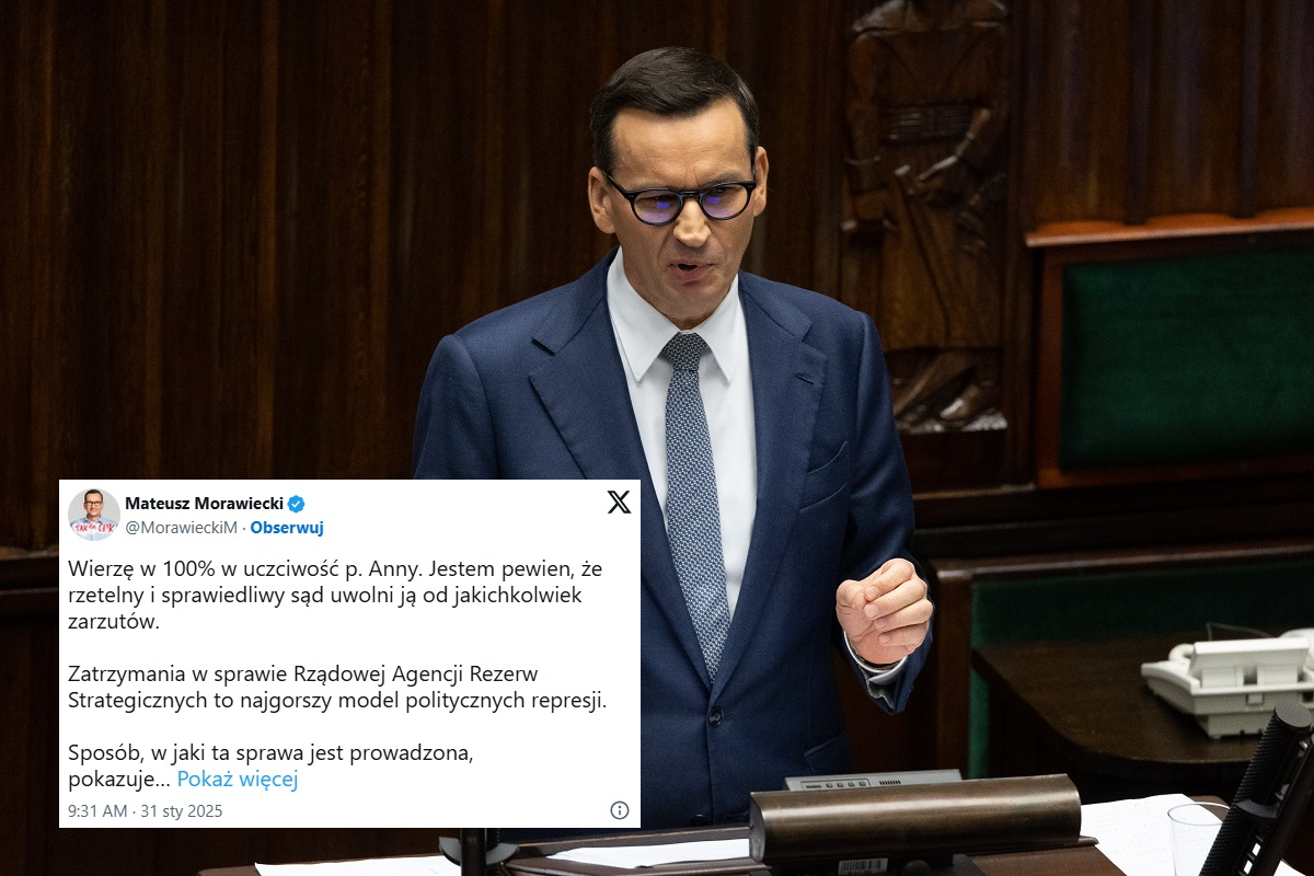 Morawiecki staje w obronie b. kierowniczki swojego biura