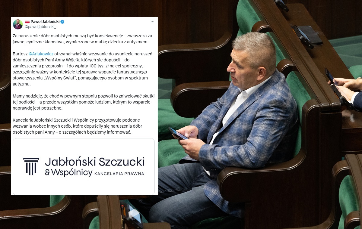 Арлукович солгал об Анне Войчик. Были предприняты юридические действия