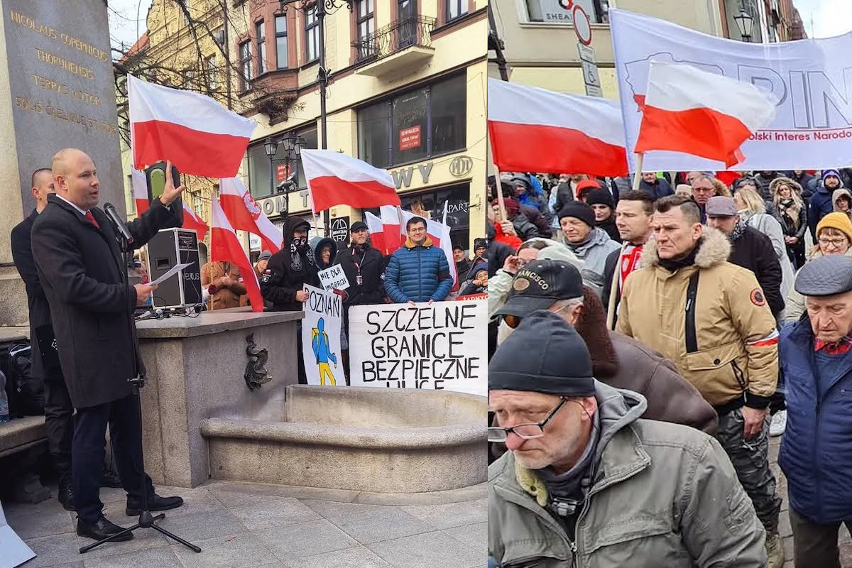 W Toruniu protestowano przeciwko powstaniu CIC