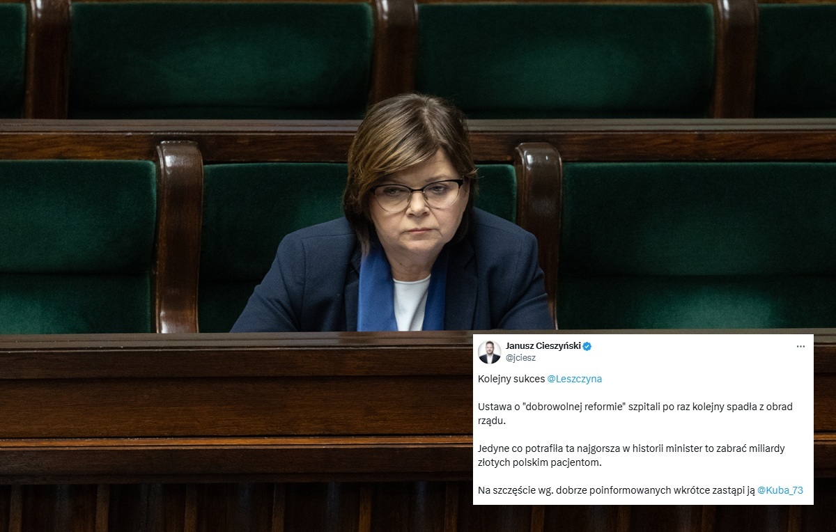Reforma szpitali spadła z obrad rządu. "Po raz kolejny"