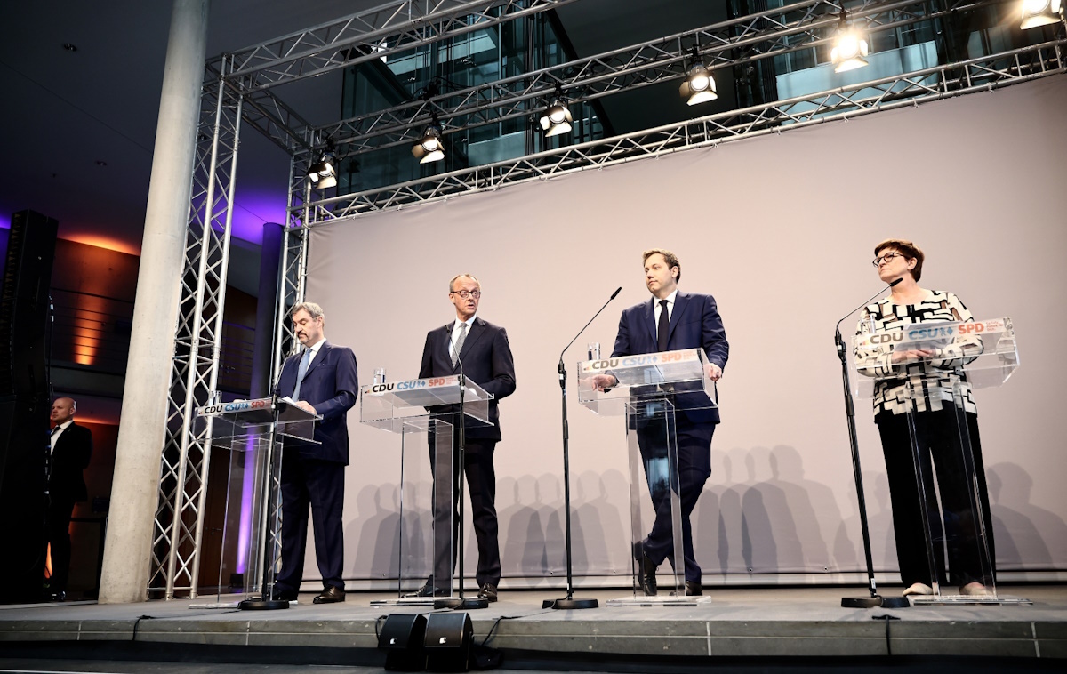 Niemcy mają rząd. CDU/CSU i SPD podpisały umowę koalicyjną