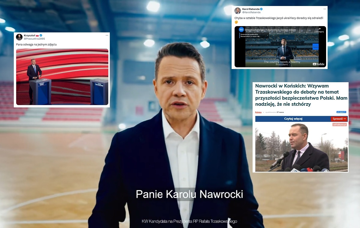 Тшасковский призывает Навроцкого провести дебаты... в Коньских