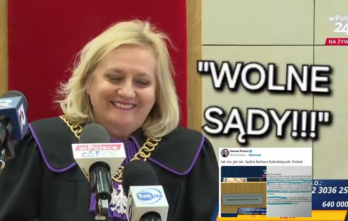 Kim jest sędzia, która uderza uderza w telewizję wPolsce24?