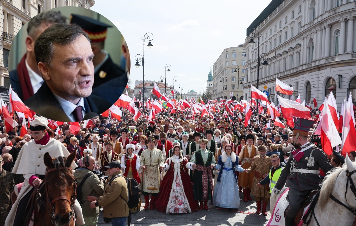 Smerf Ważniak na Marszu 1000-lecia: Polska jest zagrożona