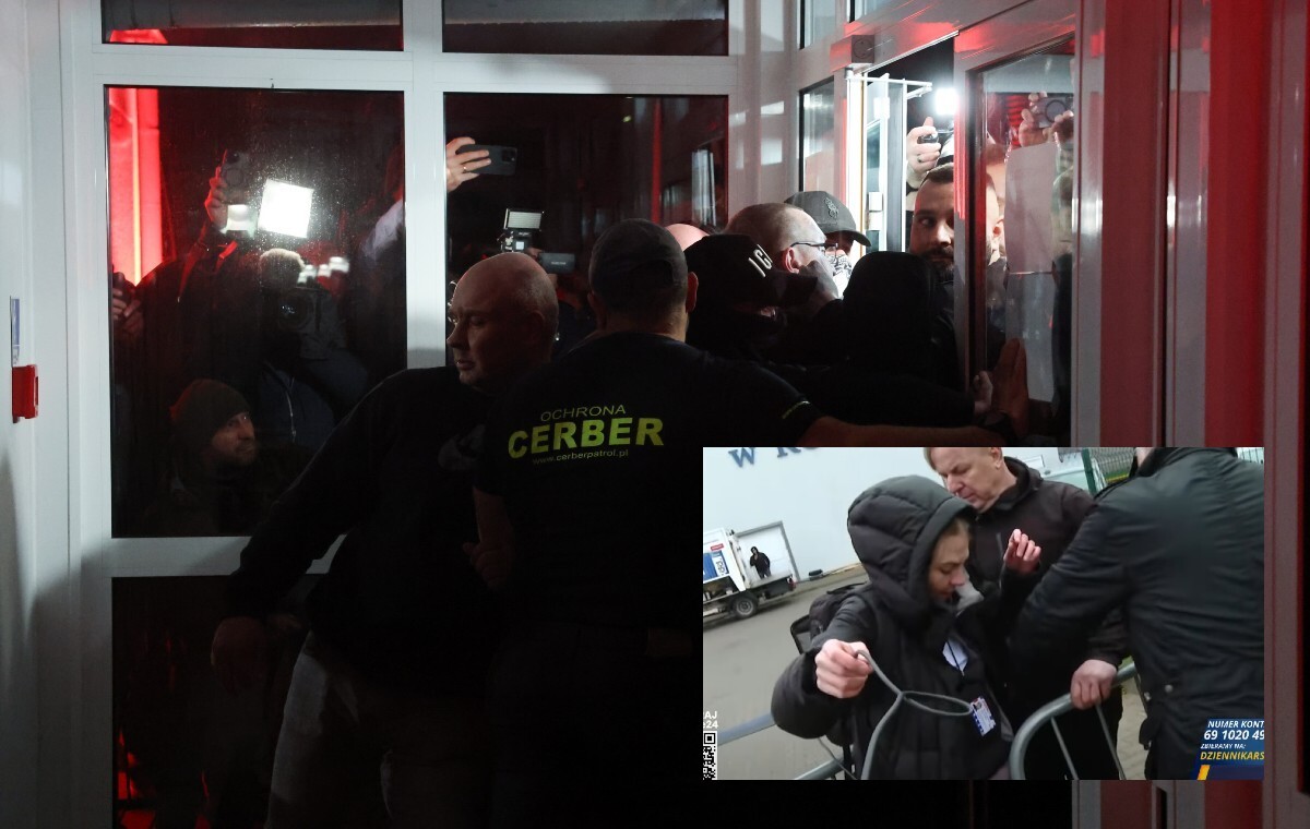 Dantejskie sceny przed debatą! Atak na Telewizję wPolsce24