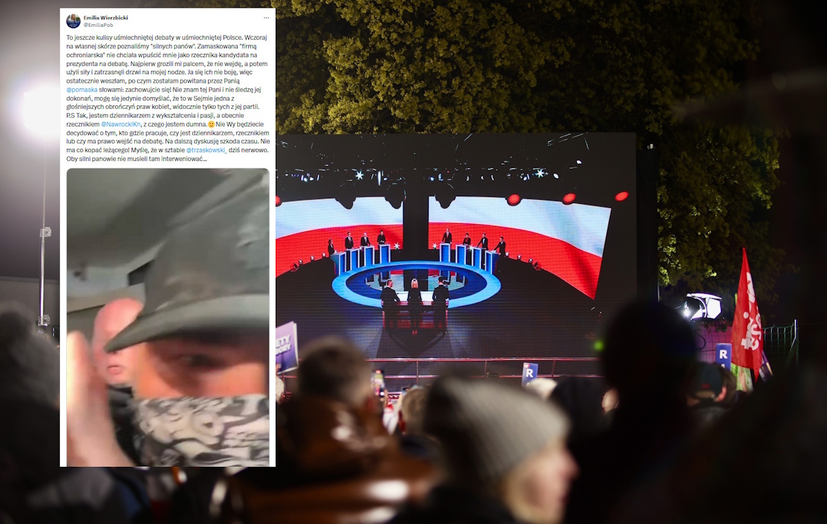 Представитель Навроцкого сообщает: Охранники применили силу!
