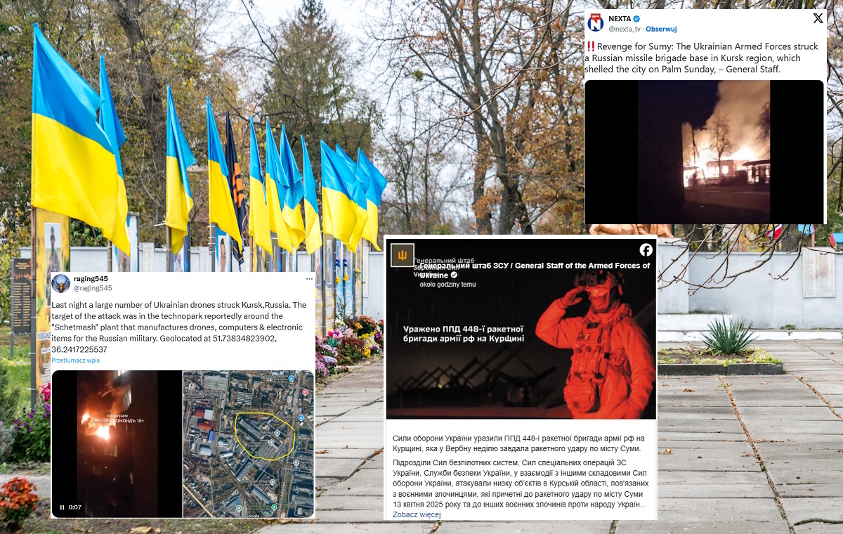 Odwet za Sumy. Siły ukraińskie zaatakowały rosyjską brygadę