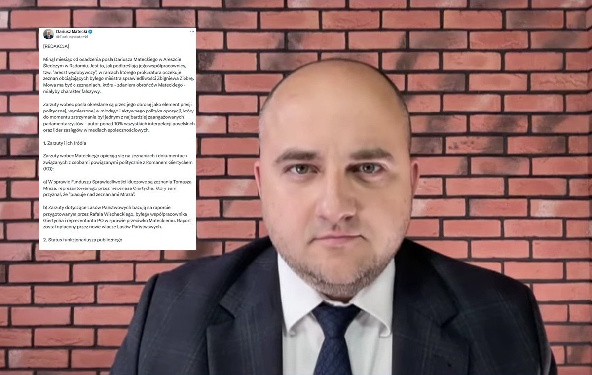 Dlaczego "bodnarowcy" przetrzymują Mateckiego? Ważna analiza