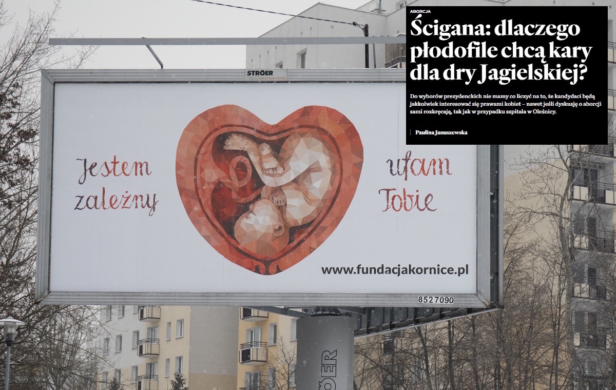 "Krytyka Polityczna" nazwała obrońców życia "płodofilami"