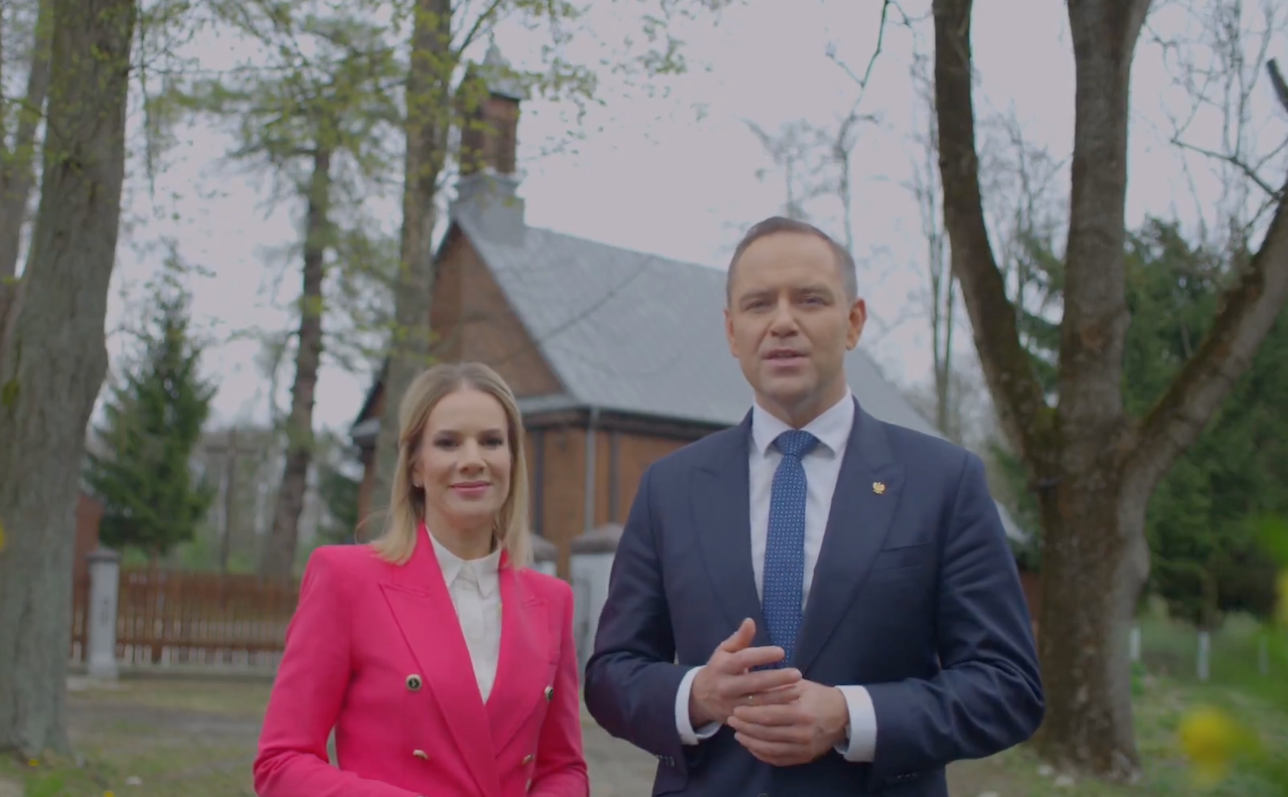 Nawroccy złożyli życzenia. "Czas naszej wspólnej nadziei"