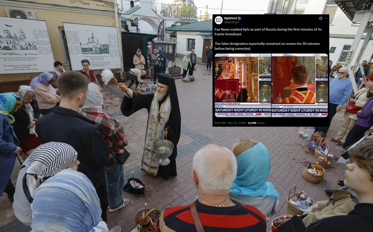 Poważny błąd Fox News. Kijów jako rosyjskie miasto?