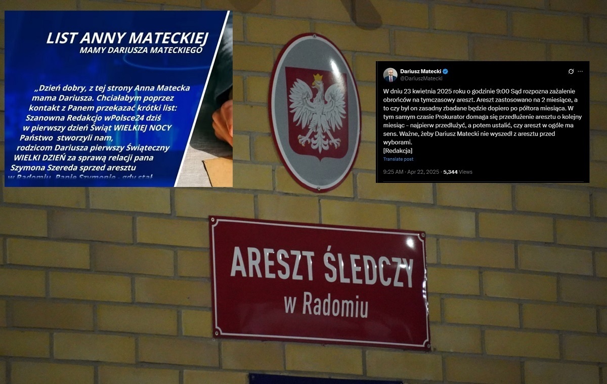 Это трогает мое сердце! Мать депутата Матецкого благодарит телевидение wPolsce24