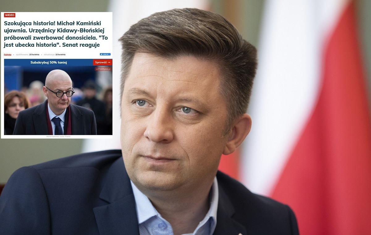 Kamiński inwigilowany?Dworczyk: Firmował działania tej ekipy