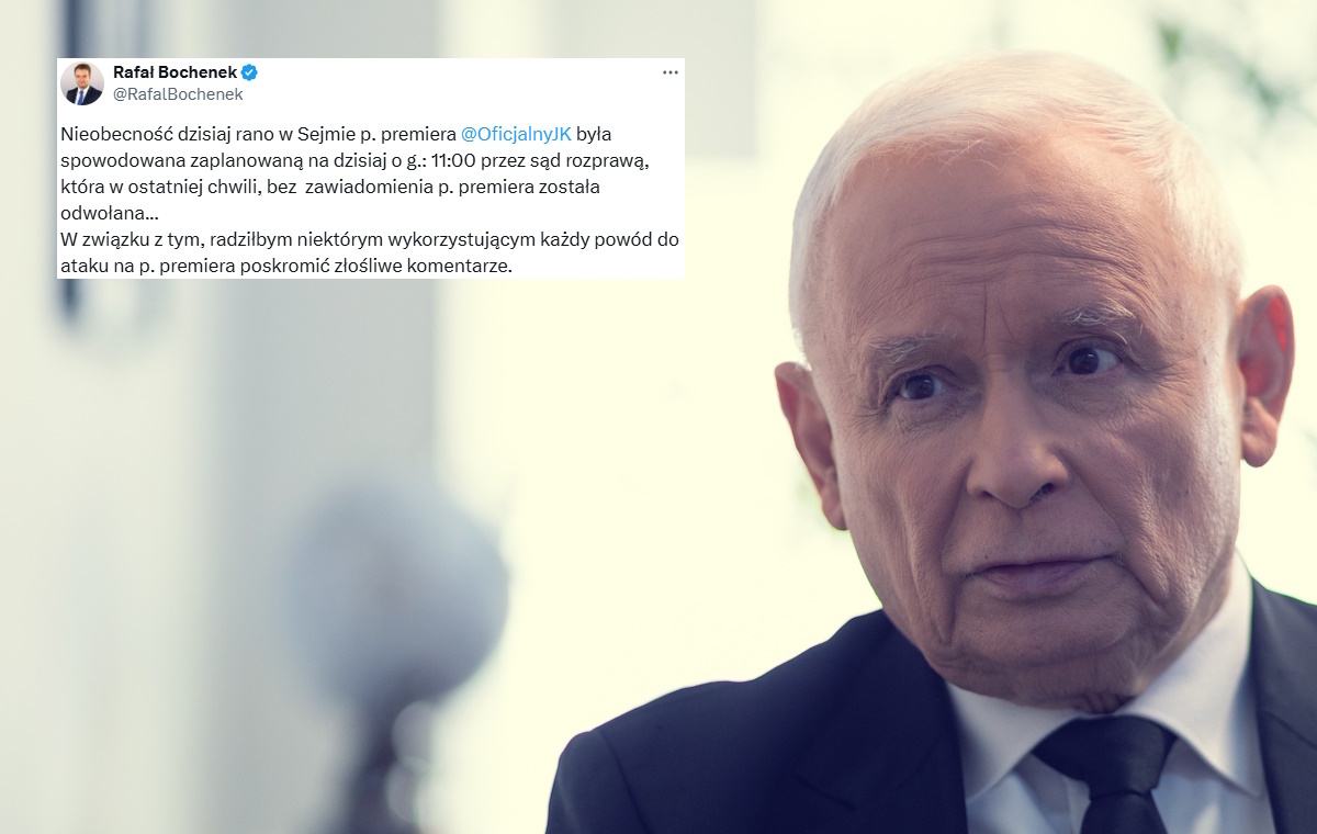 Wszystko jasne. Wiadomo, czemu szefa smerfów lepszego sortu nie było w Sejmie