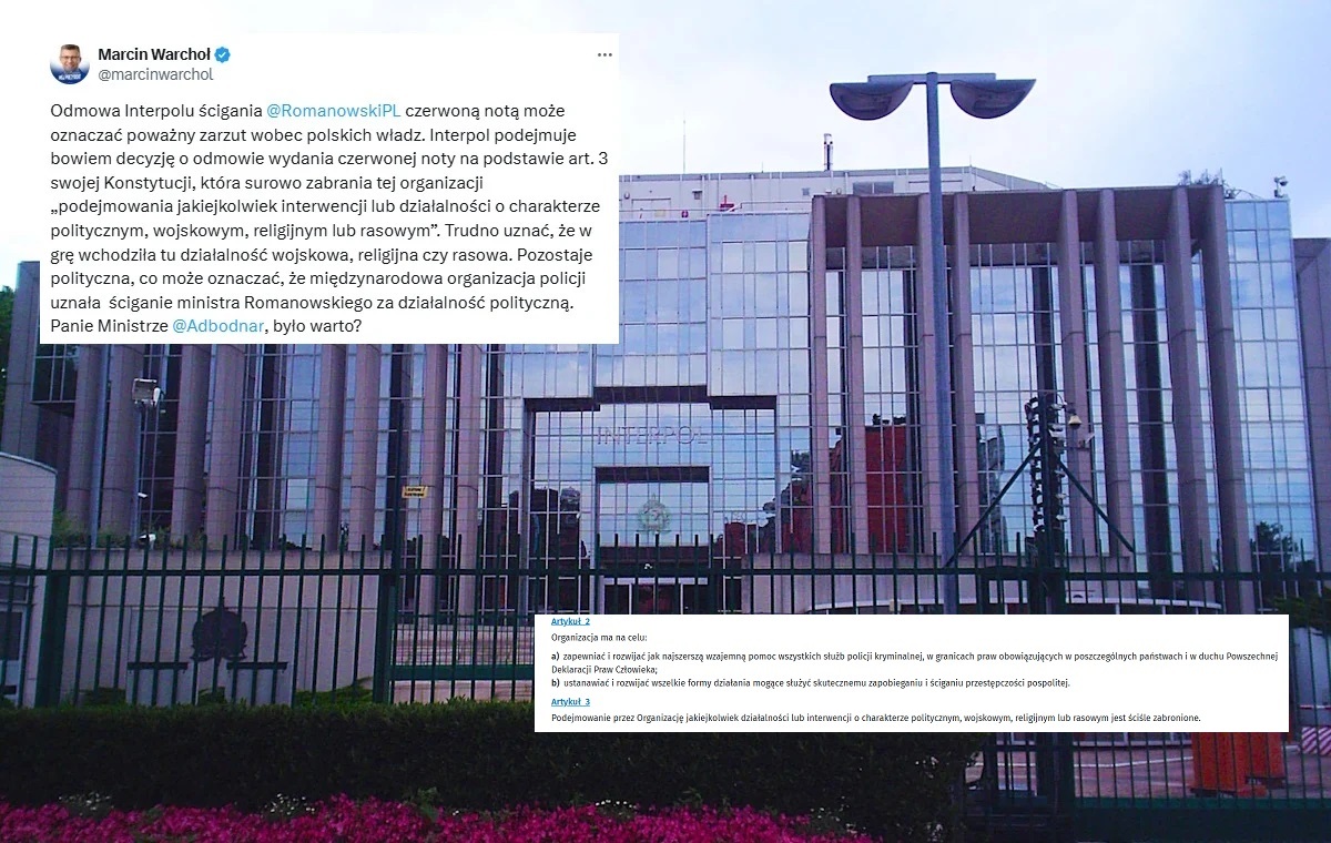 Для Интерпола преследование Романовского носит политический характер