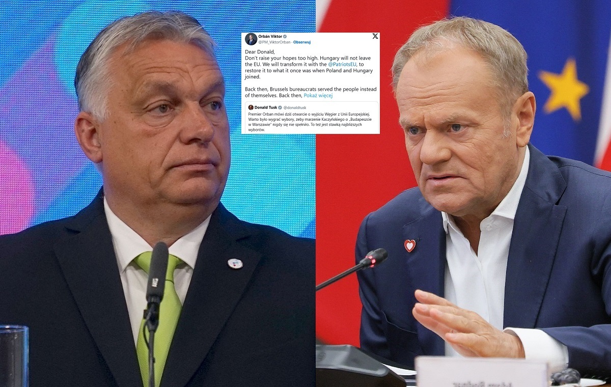 Orban do Tuska: Węgry nie opuszczą UE. Nie rób sobie nadziei