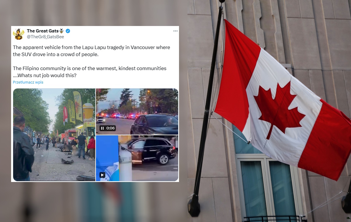Kierowca wjechał w tłum w Vancouver. Są zabici i ranni