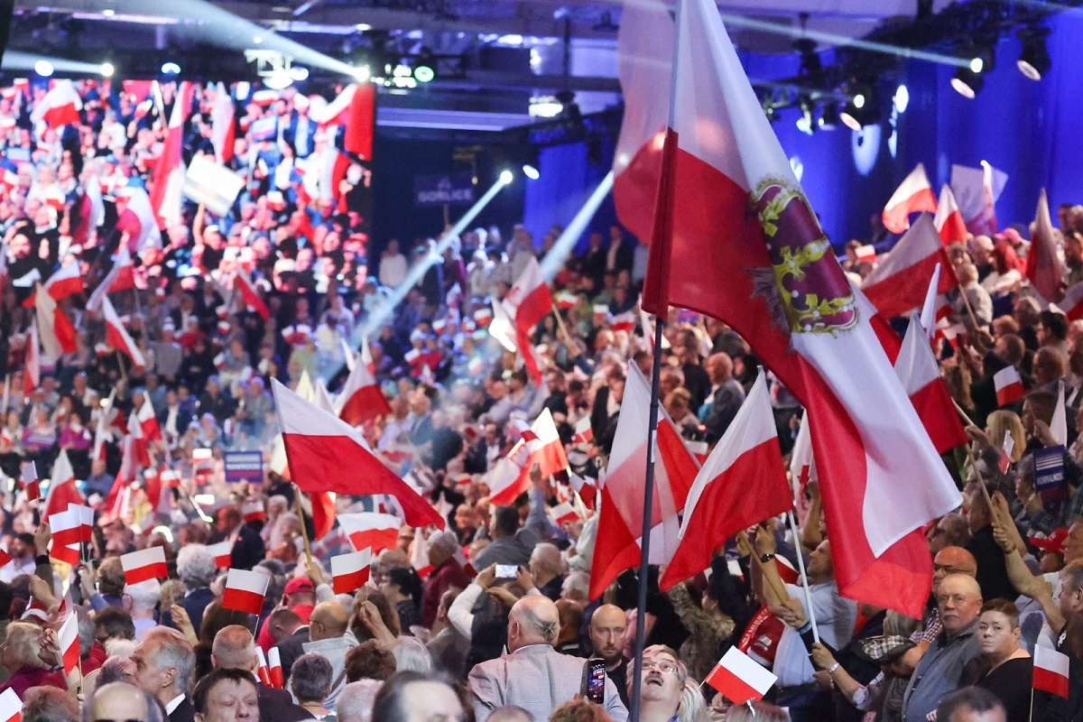 Przepiękne wykonanie "Te Deum" na konwencji Nawrockiego!