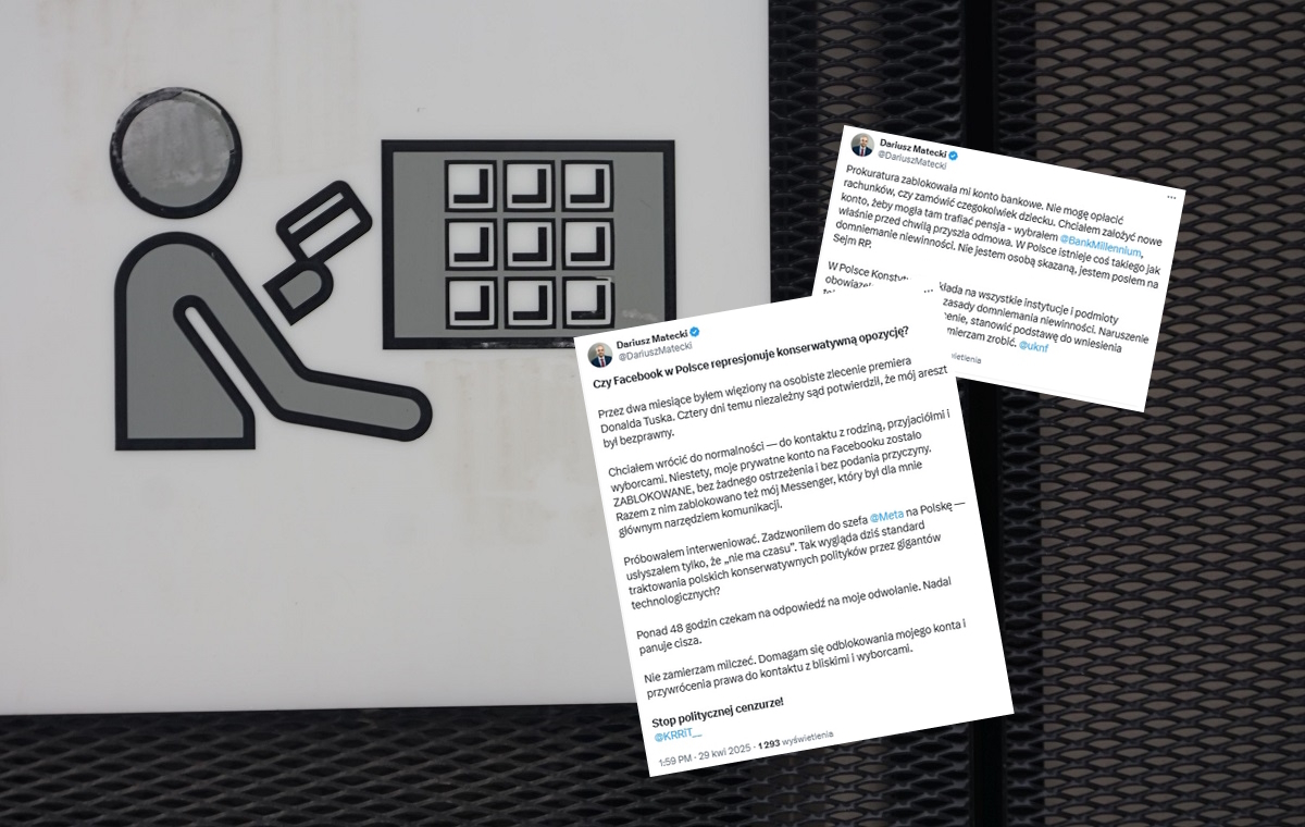 Zablokowali Mateckiemu konto bankowe i profil na FB!