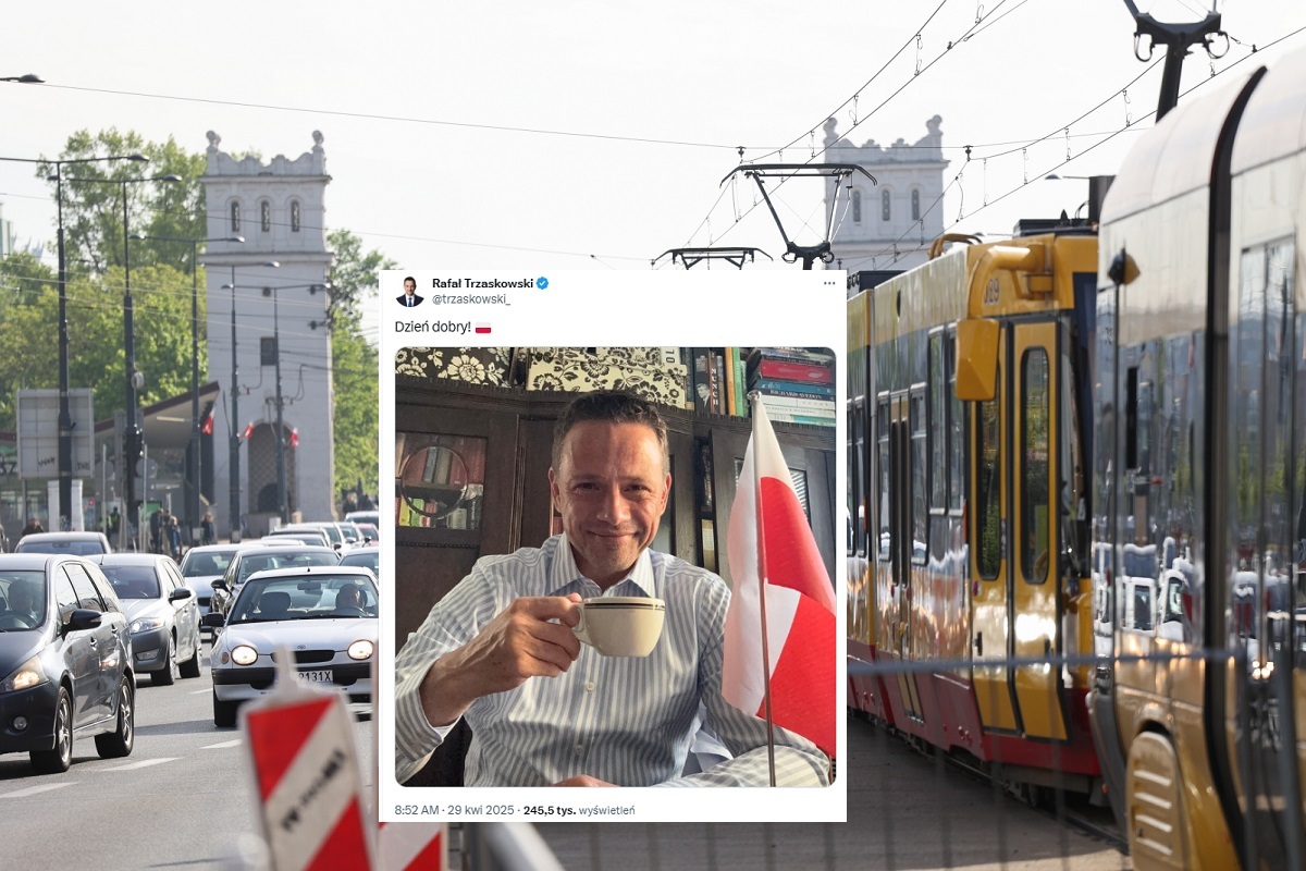 Варшава парализована, а Тшасковский... пьёт кофе!