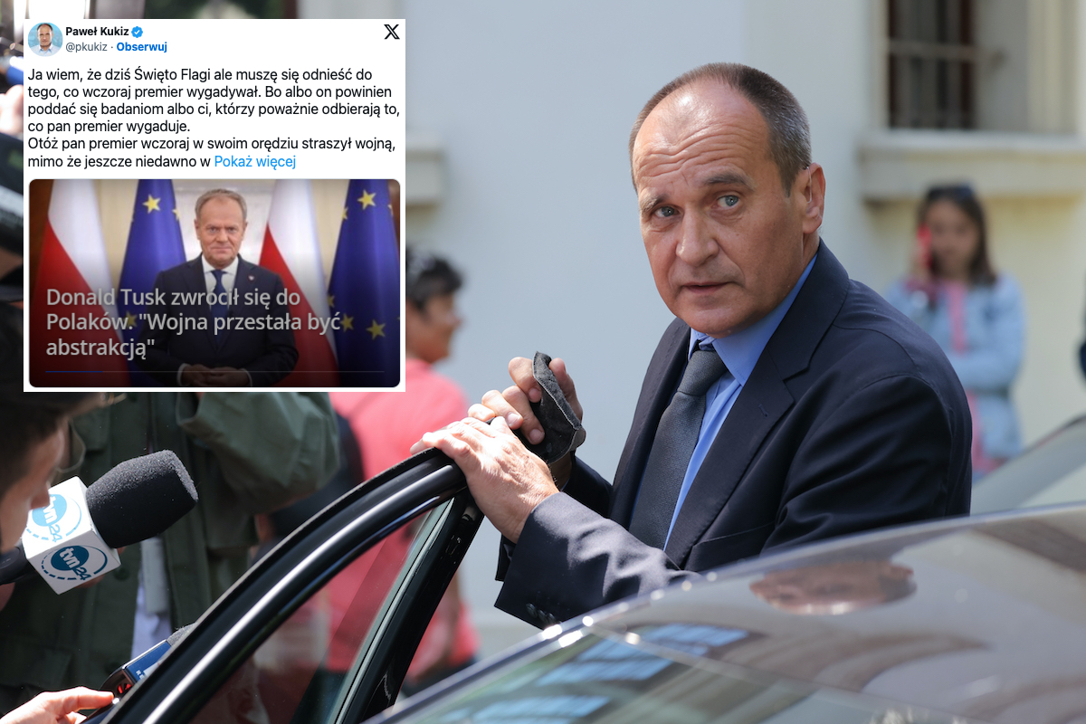 Kukiz: "Albo Tusk powinien poddać się badaniom albo..."