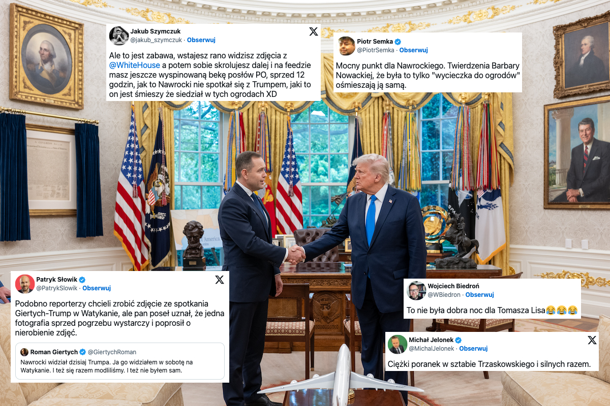Nawrocki with Trump. It must be a tough morning in PO